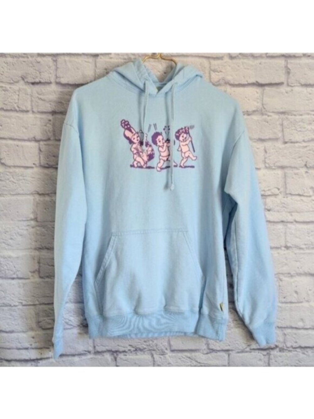 Golf Wang Baby Marching Band Hoodie S Blue Pink Pullover Sweatshirt Long Sleeve